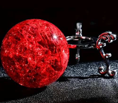 Red decorative glass - decorative, sphere