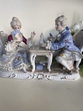 Vintage Dresden Lace Porcelain