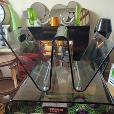 Vintage Italian Smoked Lucite