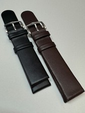 Hirsch "Scandic" leather 18mm watch strap 2 colours available