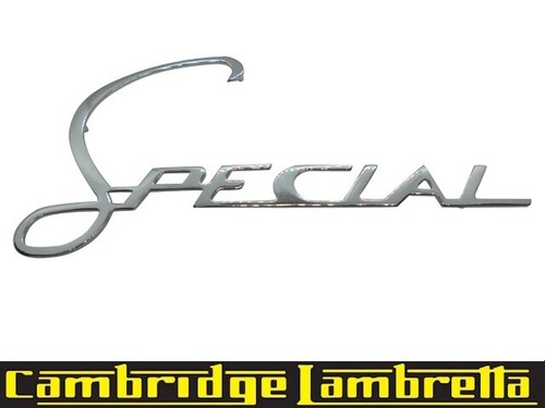 Special legshield badge chrome - badge,