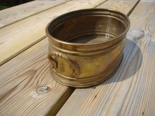 Vintage style brass oval - vintage,