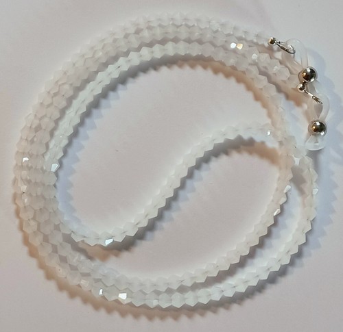 Eyeglass chain white - chain, 27"