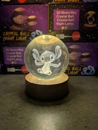 Stitch light crystal - 3d,