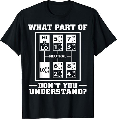 Funny trucker design - design, t-shirt