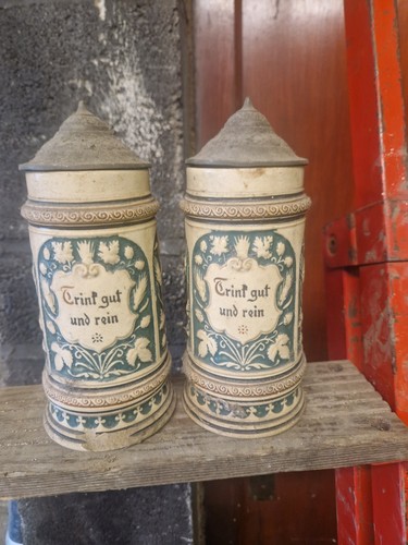 Pair vintage german beer - pair, of