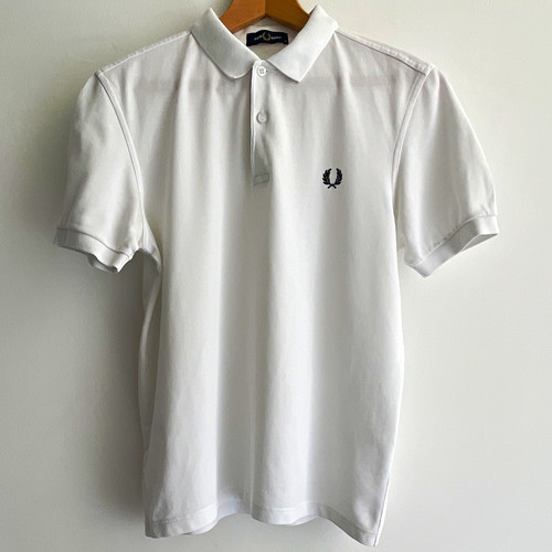 Fred perry white piqué - white,