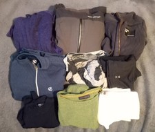 √ 9x items joblot coat bundle GStar Next Under Armour wool jumper Helly Hansen