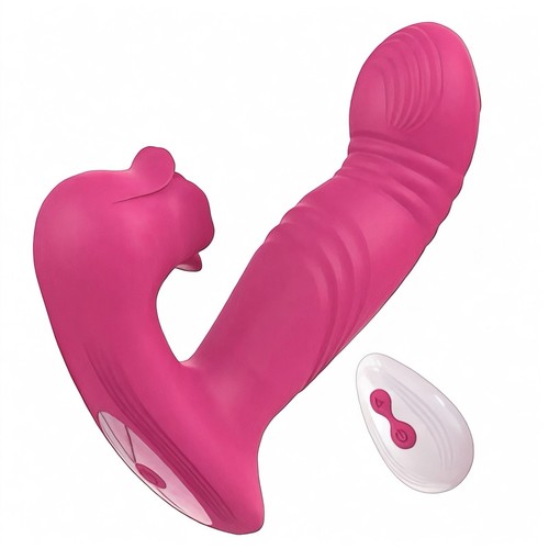 Pink rabbit vibrator - pink,