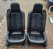 MAZDA MX5 LEATHER SEATS MK3 / NC /  2006 2007 2008 2009 / PAIR / BLACK