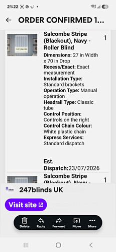 247blinds salcombe stripe - 247blinds,