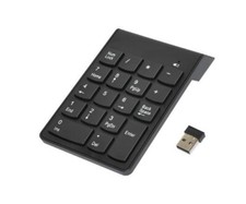 2.4ghz USB Dongle Wireless Number Pad Numpad Numeric Keypad Keyboard