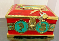 1950 Tin Bank w/Lock and Key *