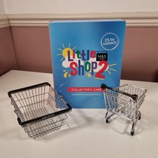 17x M&S Little Shop Food Items + Trolley Basket Bundle - Marks & Spencer