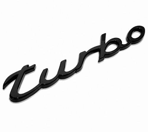 Porsche oem gloss black turbo - gloss,