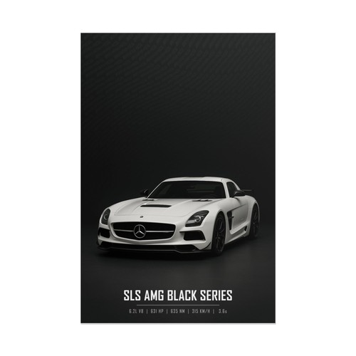 Mercedes benz sls amg - amg, black