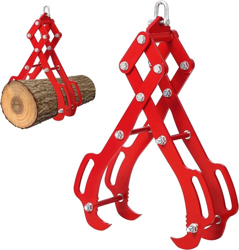 Steel log lifting tongs - steel,