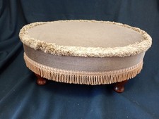 Vintage Small Oval Footstool
