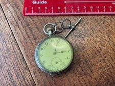 Vintage H Samuel Defiance Pocket Watch Made In Britian Not Winding