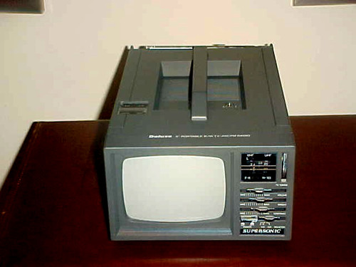 Retro vintage supersonic 5 - tv,
