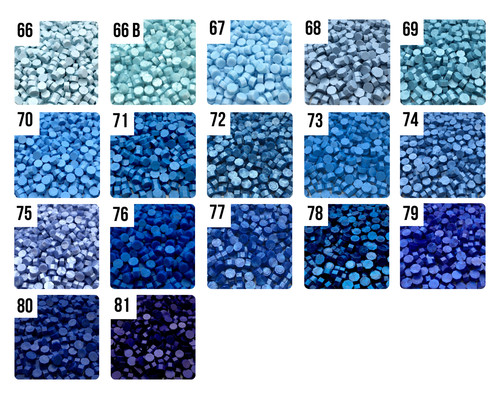 100pcs blue sealing wax - blue,