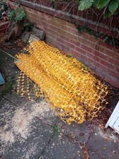 Oypla SafeNet Heavy Duty Mesh Fencing, 1m high - Yellow