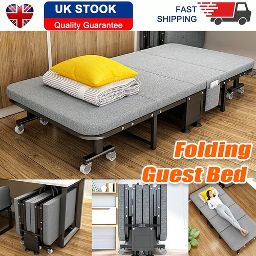 Large folding single bed - bed, fold