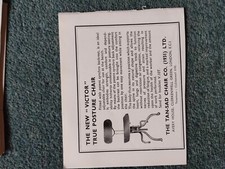 Sk55  Ephemera 1947 Watch Advert Tan Sad Chair Co 