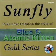 Sunfly Karaoke Gold CDG CD - Blue & Atomic Kitten Classics CD+G Disc