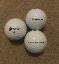 24 White Near Mint Srixon Z Star - Z Star XV Golf Balls FREE P&P