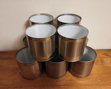 10 x Larger Empty tin cans
