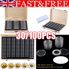 Wood Plastic Coin Capsules