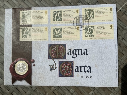 Royal mail 2015 magna carta - magna,