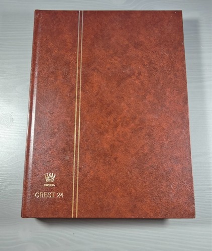 Brown crest stamp stock - brown,