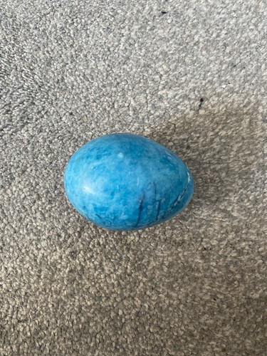 Polished stone egg - stone,