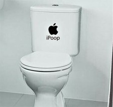 Bathroom Toilet Sticker iPoop