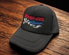 Snap On Tools Racing Mechanic Baseball Trucker Truckman Cap Hat Black