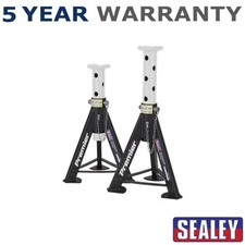 Sealey Premier Axle Stands (Pair) 6 Tonne Capacity per Stand White AS6