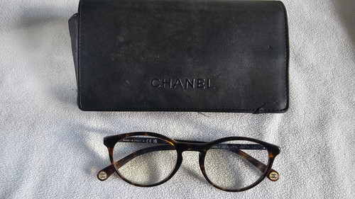 Chanel brown tort glasses