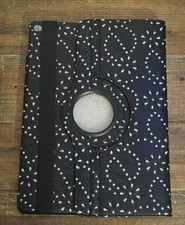 Black Bling Diamond 360 Degree Rotating Case with Stand for iPad Air 2 / iPad 6