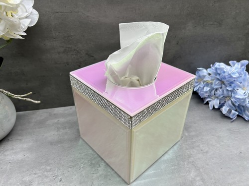 Tissue box holder glass - tissue,