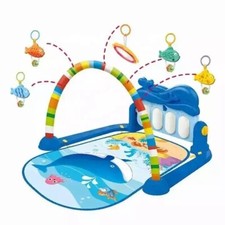 3 in 1 Fitness Music Baby Play Mat Gym Piano Toy for Boys and Girls Activity Mat