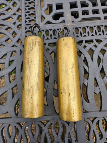 Antique brass cased pair - antique,