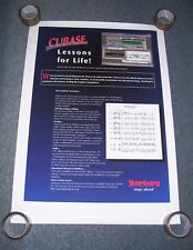 Music Production Steinberg Cubase Lessons For Life Poster 84cm Long x 60cm Wide