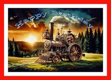 Happy Steampunk Birthday Card
