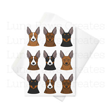 Toy Fox Terrier card, Toy Fox Terrier Birthday Card Dog Fox Terrier Print Card 