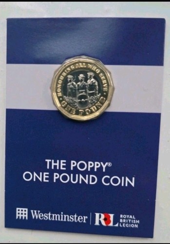 The poppy one pound - the,