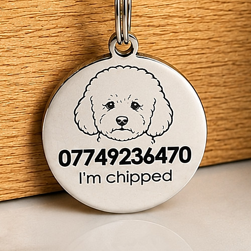 Personalised bichon frise - bichon, dog