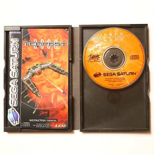 Tempest 2000 sega saturn - tempest,