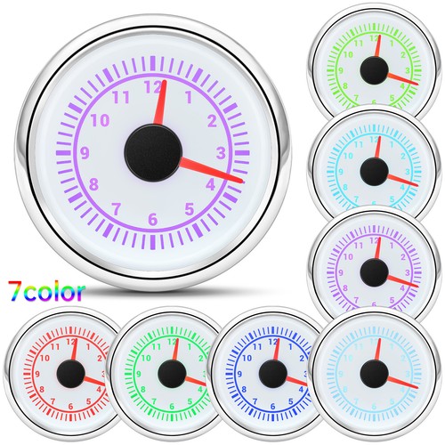 52mm white clock gauge - 2",